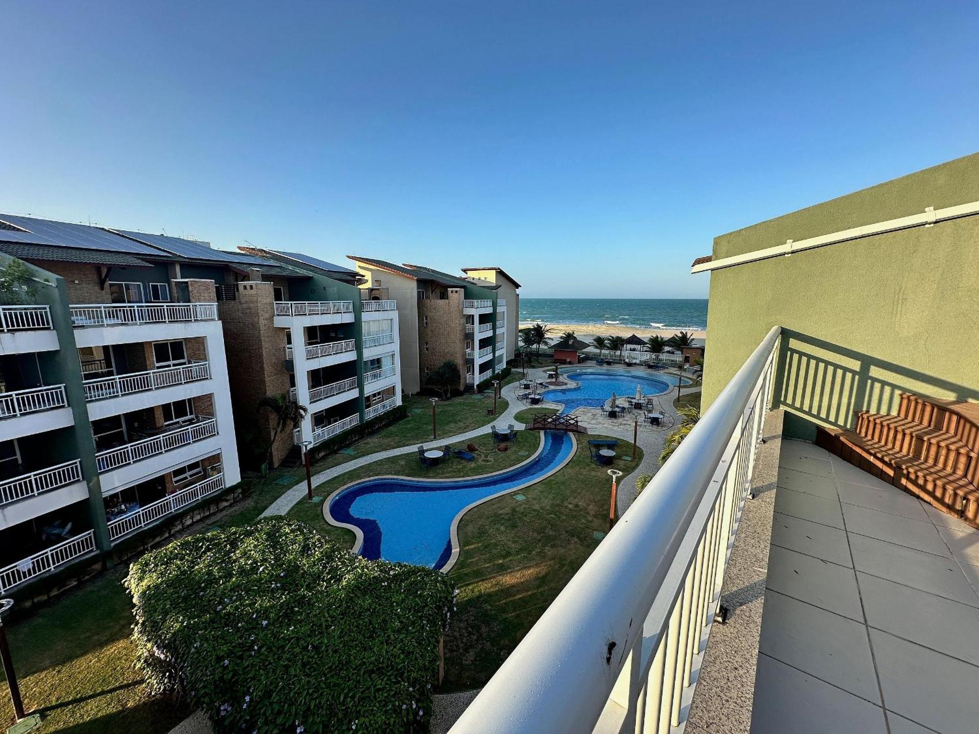 Terramaris - Aptos Vista Mar, Pe Na Areia, Vizinho Ao B Park Aquiraz Exteriér fotografie